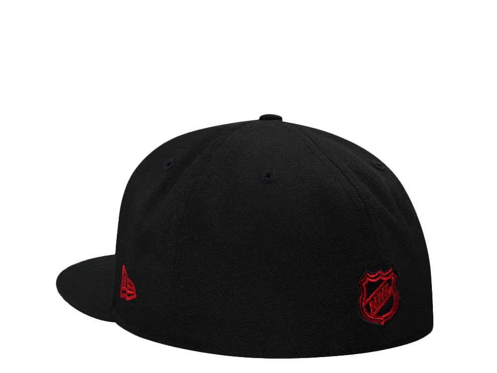 New Era Carolina Hurricanes 25th Anniversary Black Prime Edition 59Fifty Fitted Cap