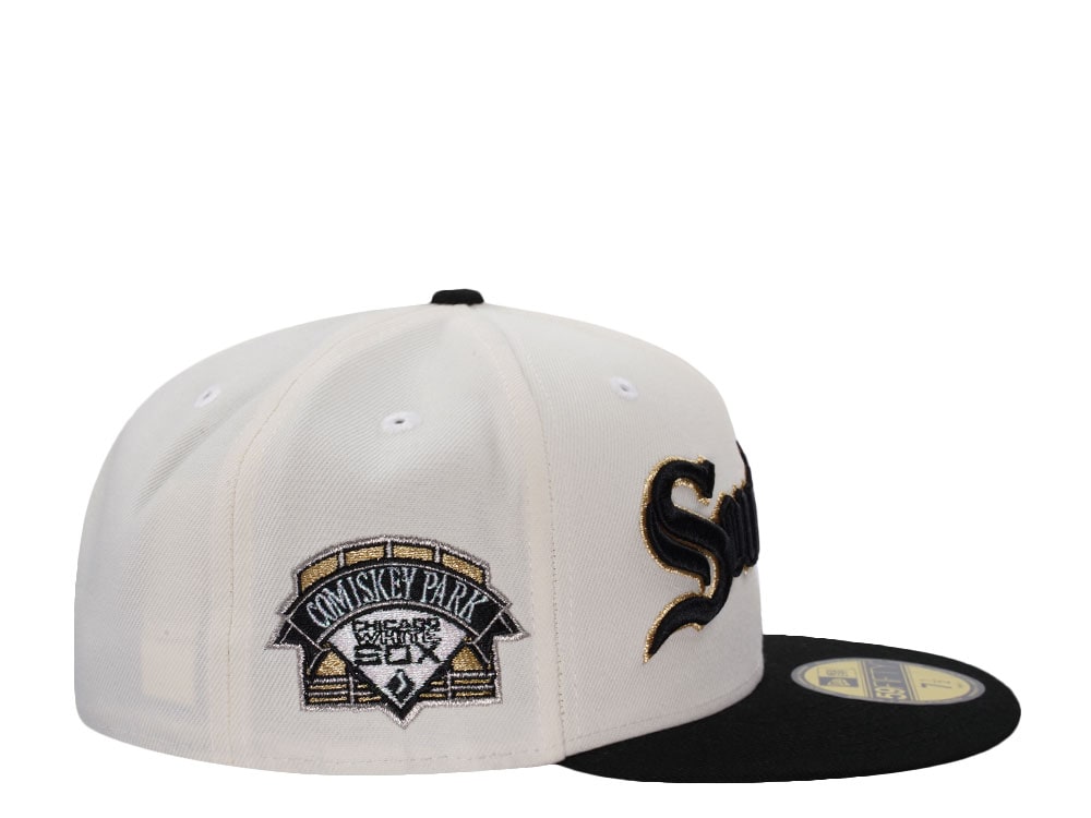 New Era Chicago White Sox Comiskey Park Chrome Two Tone Edition 59Fifty Fitted Cap