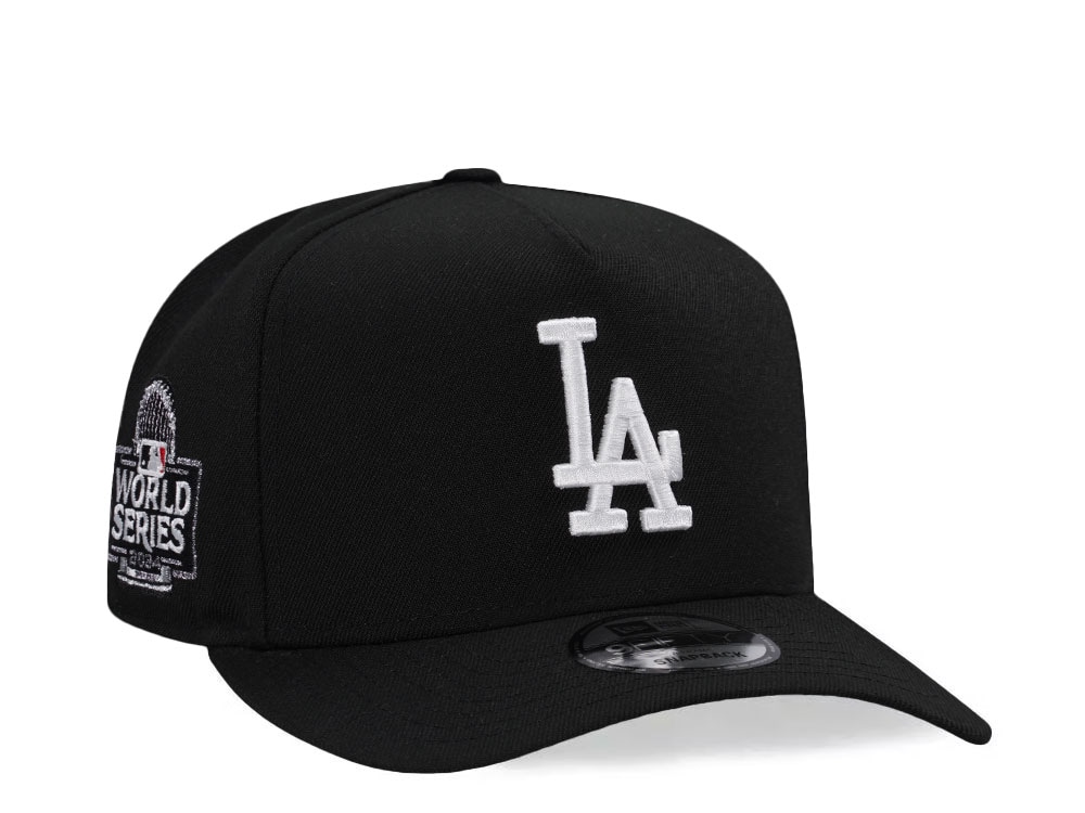 New Era Los Angeles Dodgers World Series 2024 Black Prime Edition 9Fifty A Frame Snapback Cap