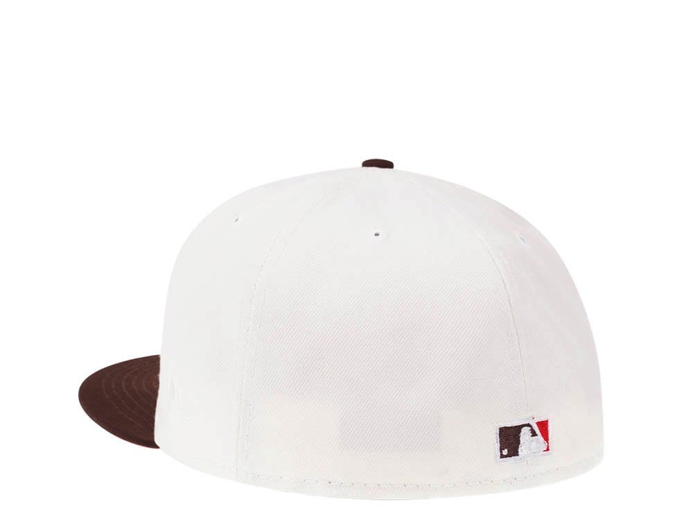 New Era Colorado Rockies 20th Anniversary Cream Red Two Tone Edition 59Fifty Fitted Cap