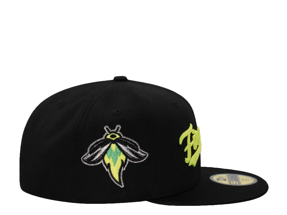 New Era Columbia Fireflies Chainstitch  Black Prime Edition 59Fifty Fitted Cap
