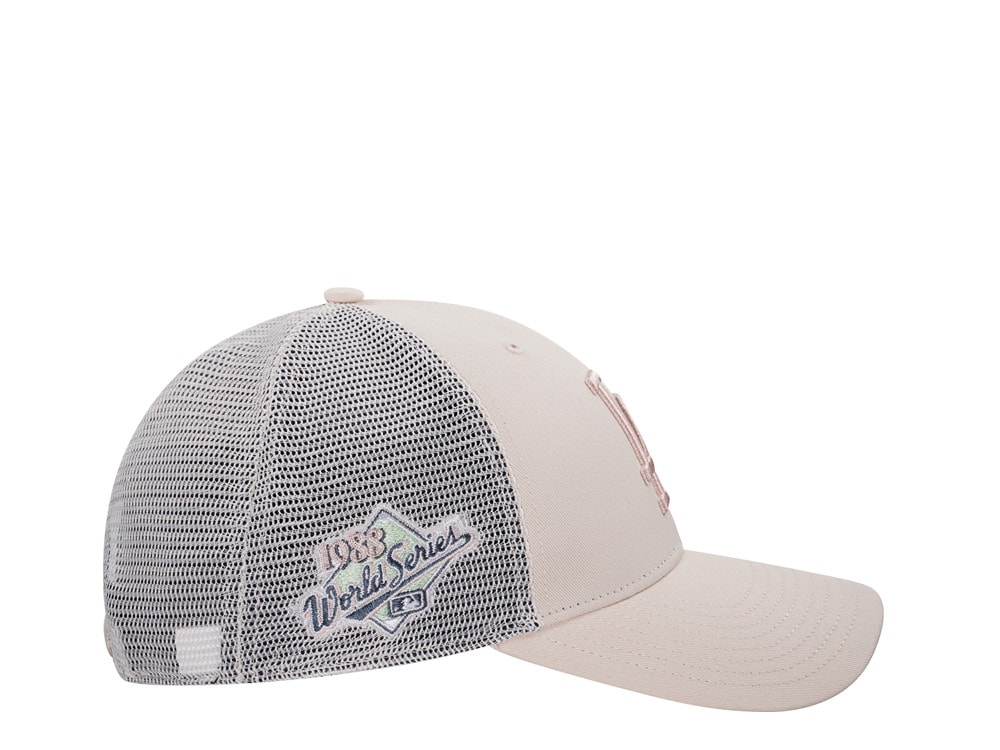 47Brand Los Angeles Dodgers 1988 World Series Cream MVP Trucker Snapback Cap