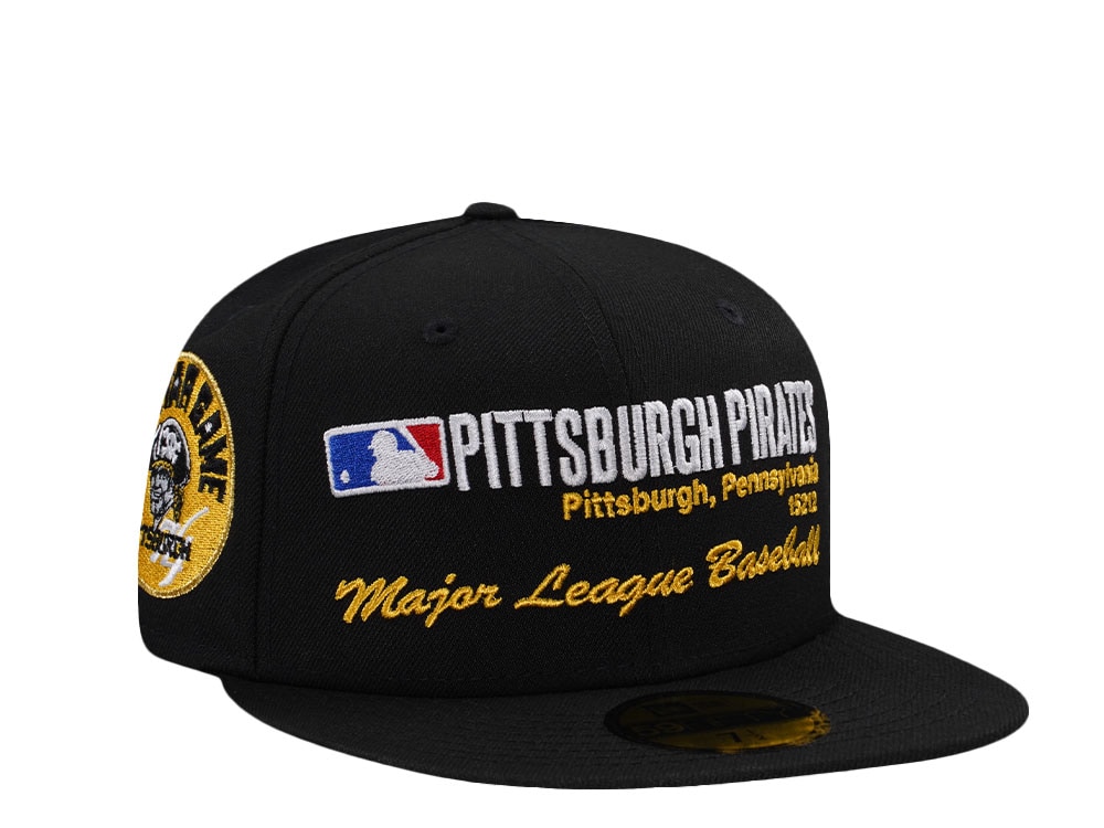 New Era Pittsburgh Pirates All Star Game 1974 Workleague Black Prime Edition 59Fifty Fitted Cap