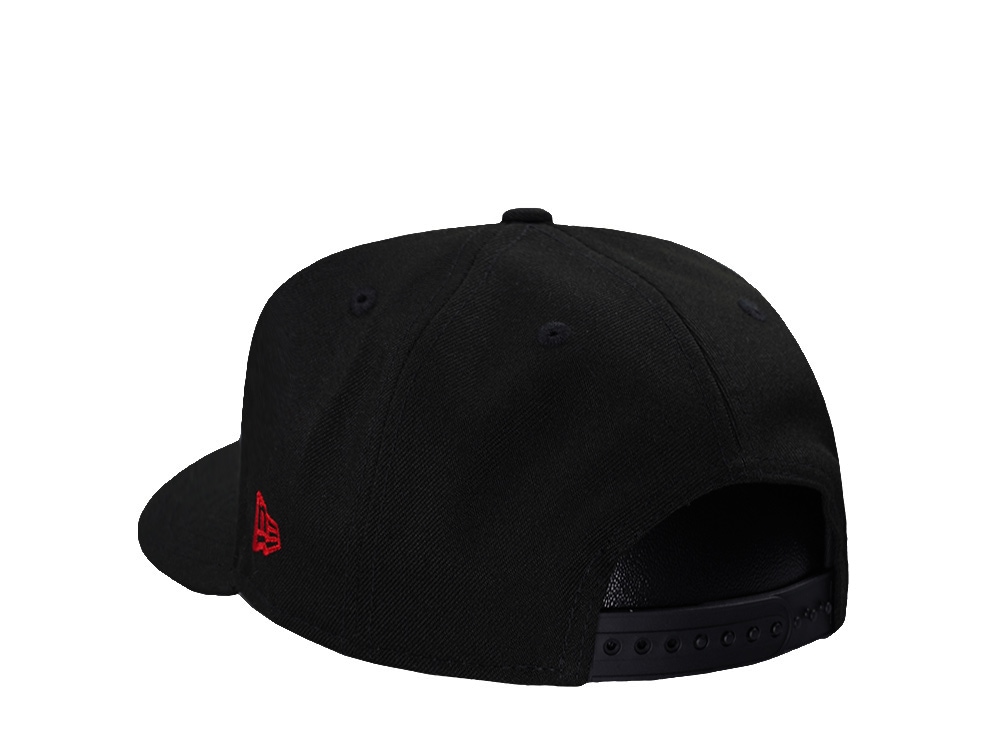 New Era Chicago Bulls Classic Black Edition 9Fifty A Frame Snapback Cap