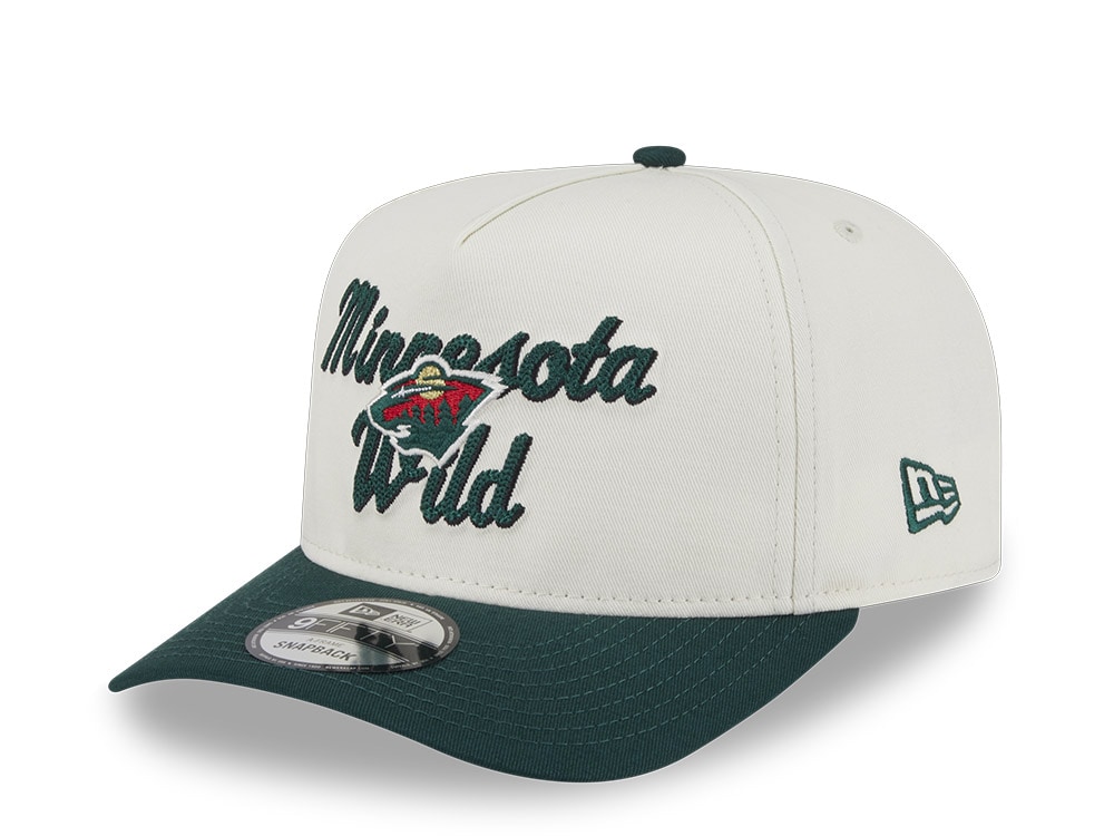 New Era Minnesota Wild Chainstitch 9Fifty A Frame Snapback Cap