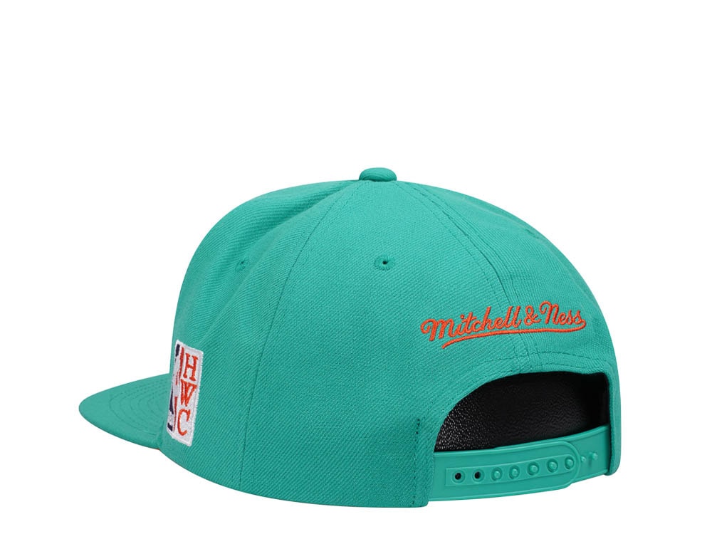 Mitchell & Ness Golden State Warriors Desert Green Hardwood Classic All Star Weekend Snapback Cap