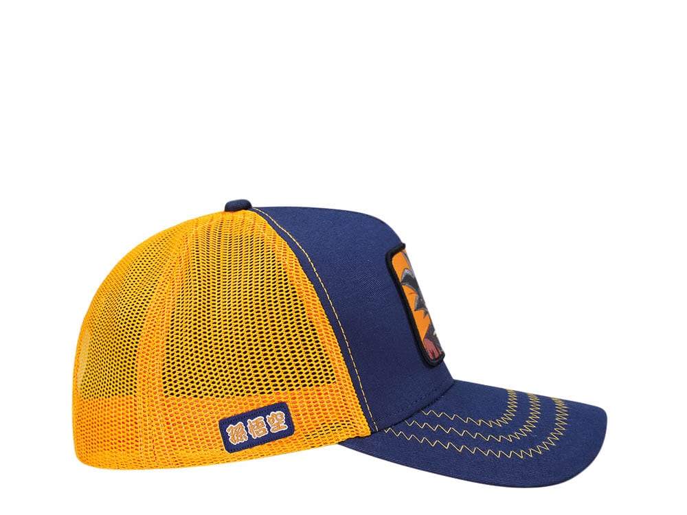 Capslab Dragon Ball Z Goku Blue/Orange Trucker Snapback Cap
