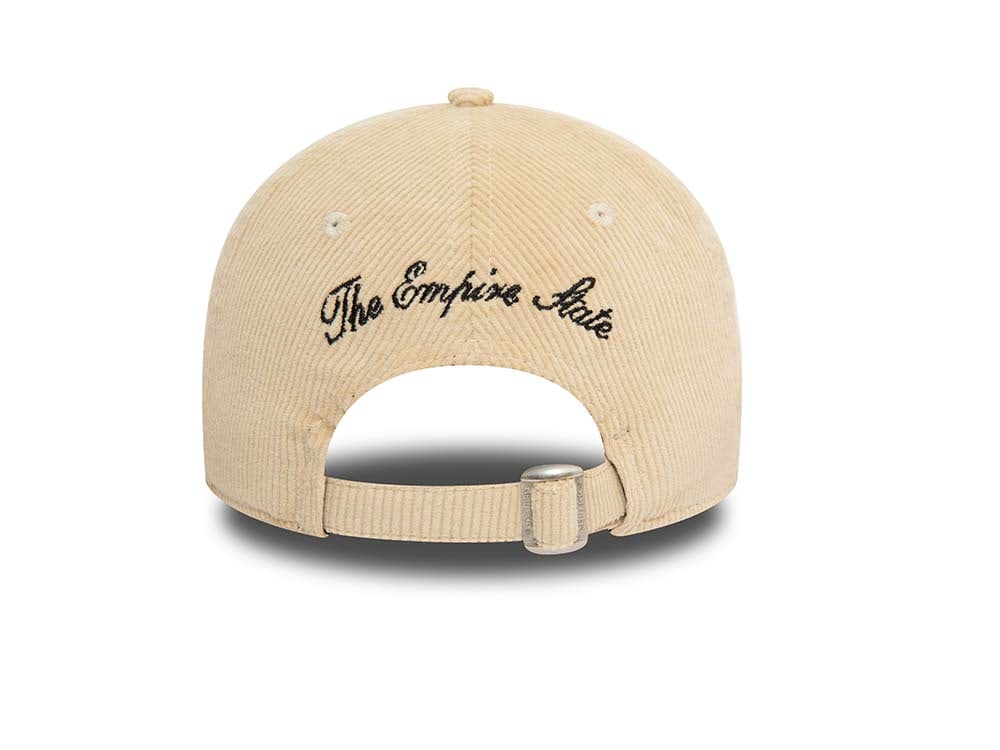 New Era Logo Cord Beige 9Twenty Strapback Cap