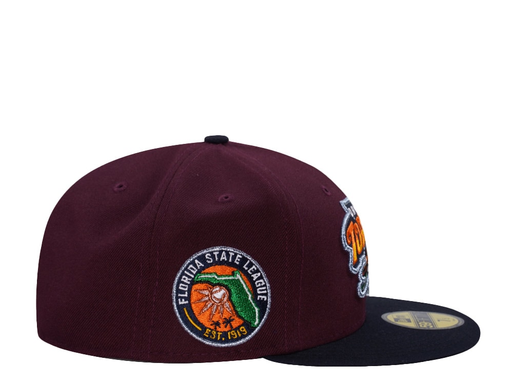 New Era Daytona Tortugas Maroon Two Tone Edition 59Fifty Fitted Cap