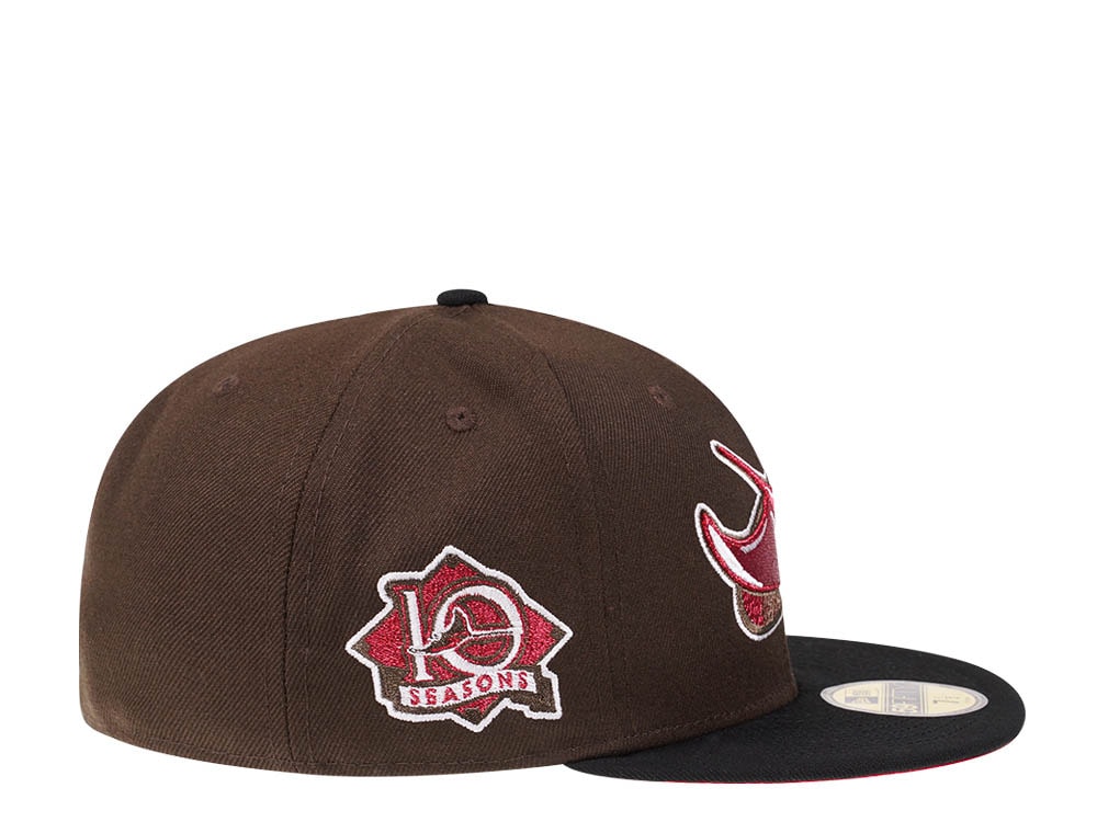 New Era Tampa Bay Rays 10 Seasons Metallic Suede Elite Edition 59Fifty Fitted Cap