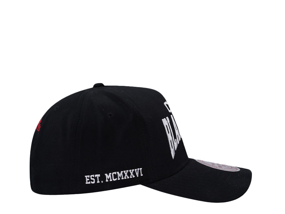 Mitchell & Ness Chicago Blackhawks Black Pro Pinch Fit Snapback Cap