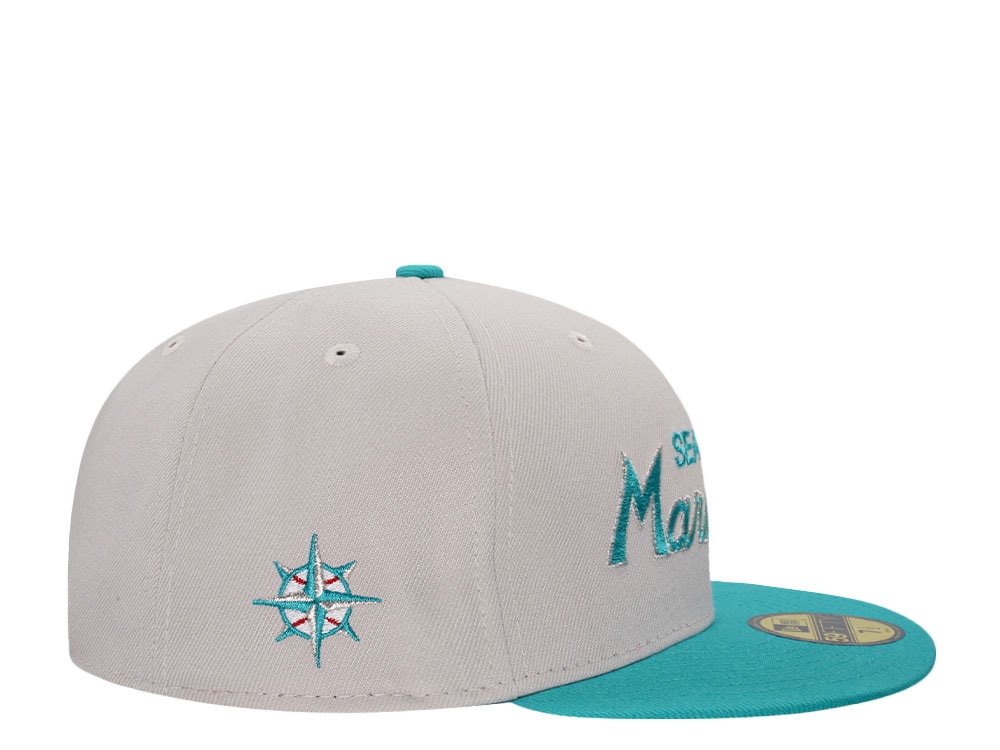 New Era Seattle Mariners Stone Pink Two Tone Edition 59Fifty Fitted Cap