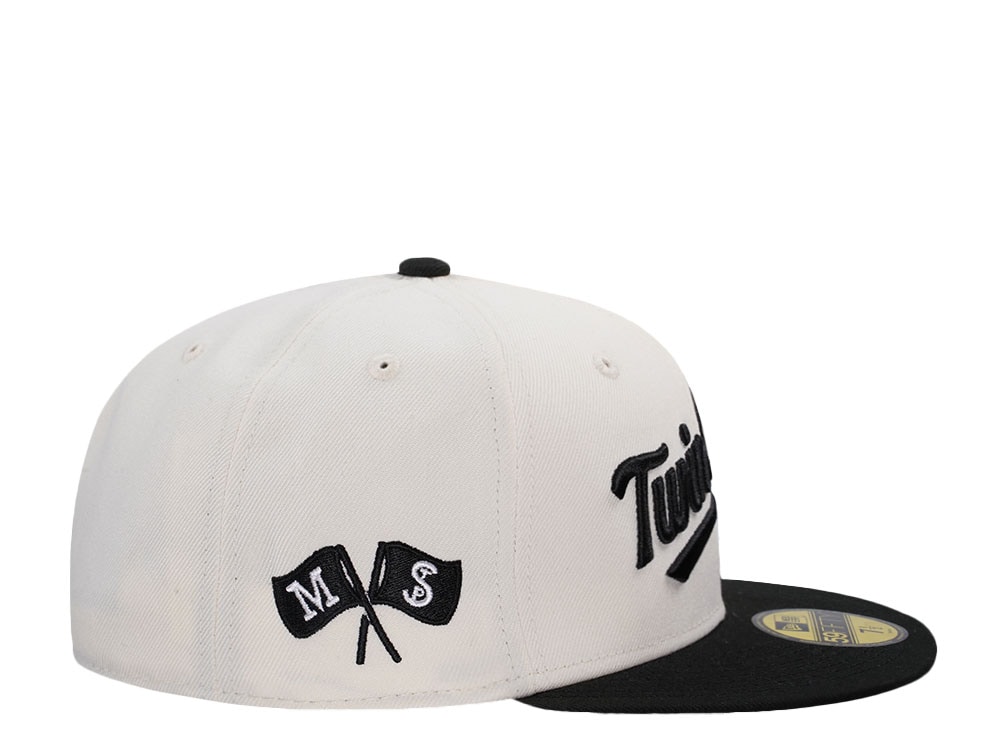 New Era Minnesota Twins Twin City Chrome Two Tone Edition 59Fifty Fitted Cap