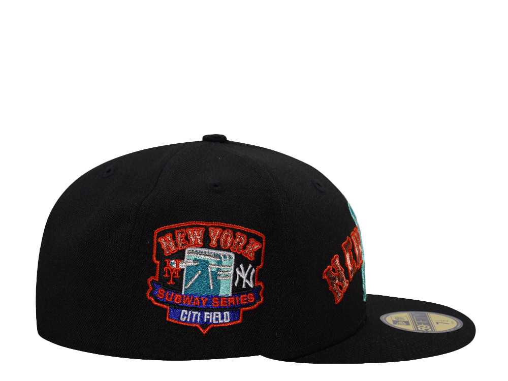 New Era New York Mets Subway Series Statue Black Prime Edition 59Fifty Fitted Cap