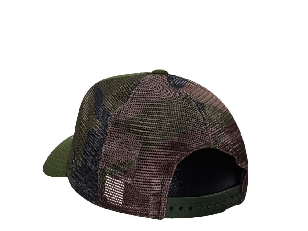New Era New York Yankees Camo Prime Trucker Edition 9Forty A Frame Snapback Cap