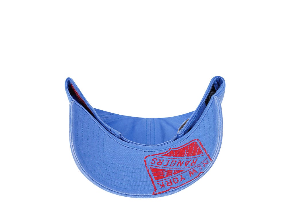 American Needle New York Rangers Blue Curved New Raglan Strapback Cap