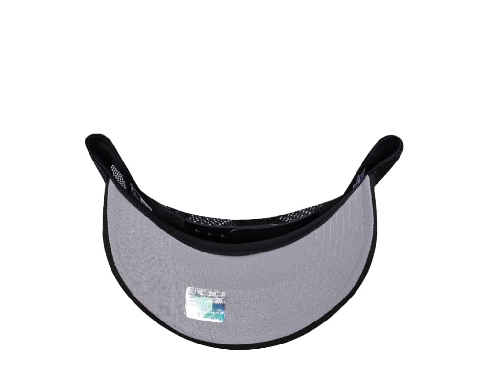 New Era Miami Dolphins Black Foam Trucker 9Forty A Frame Snapback Cap