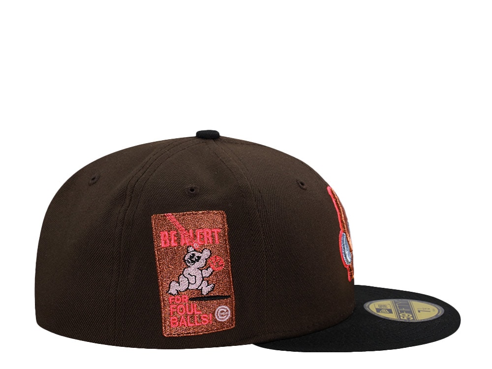 New Era Chicago Cubs Be Alert Walnut Two Tone Edition 59Fifty Fitted Cap