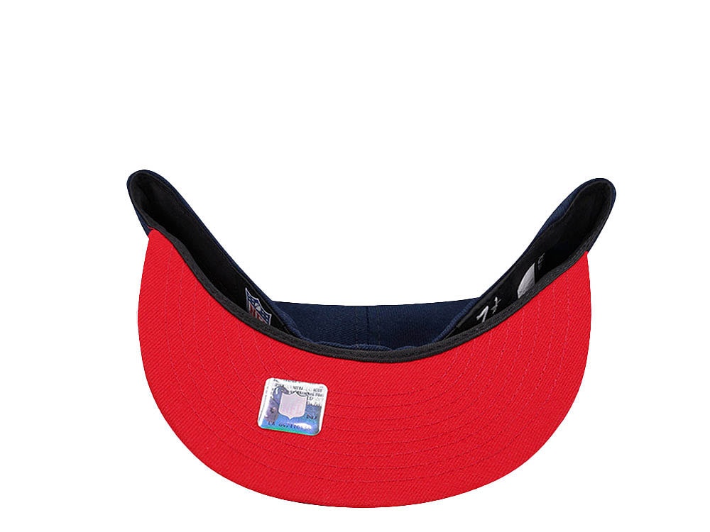 New Era New England Patriots Blue and Red Edition 59Fifty Fitted Cap