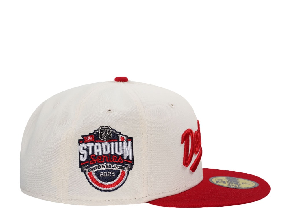 New Era Detroit Red Wings Stadium Series 2025 Chrome Two Tone Edition 59Fifty Fitted Cap