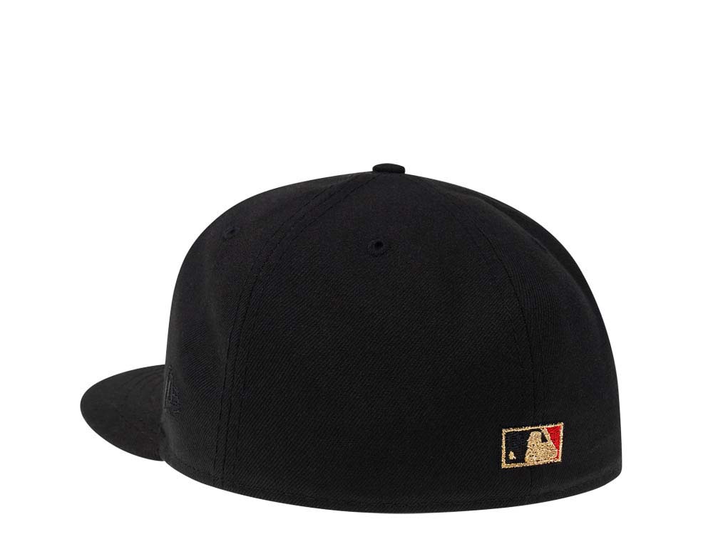 New Era Tampa Bay Rays Inaugural Season 1998 Black Gold Prime Edition 59Fifty Fitted Cap