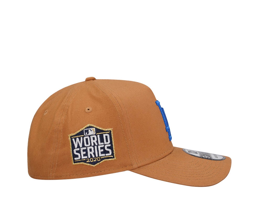 New Era Los Angeles Dodgers World Series 2020 Beige 9Forty A Frame Snapback Cap