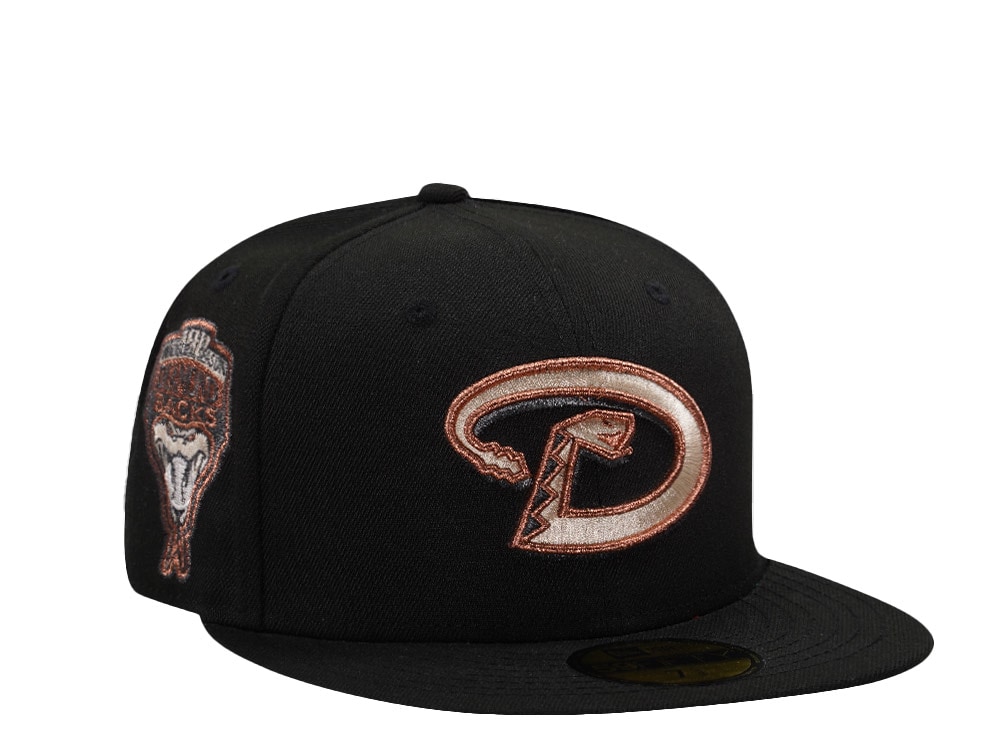 New Era Arizona Diamondbacks Inaugural Season 1998 Black Prime Edition 59Fifty Fitted Cap