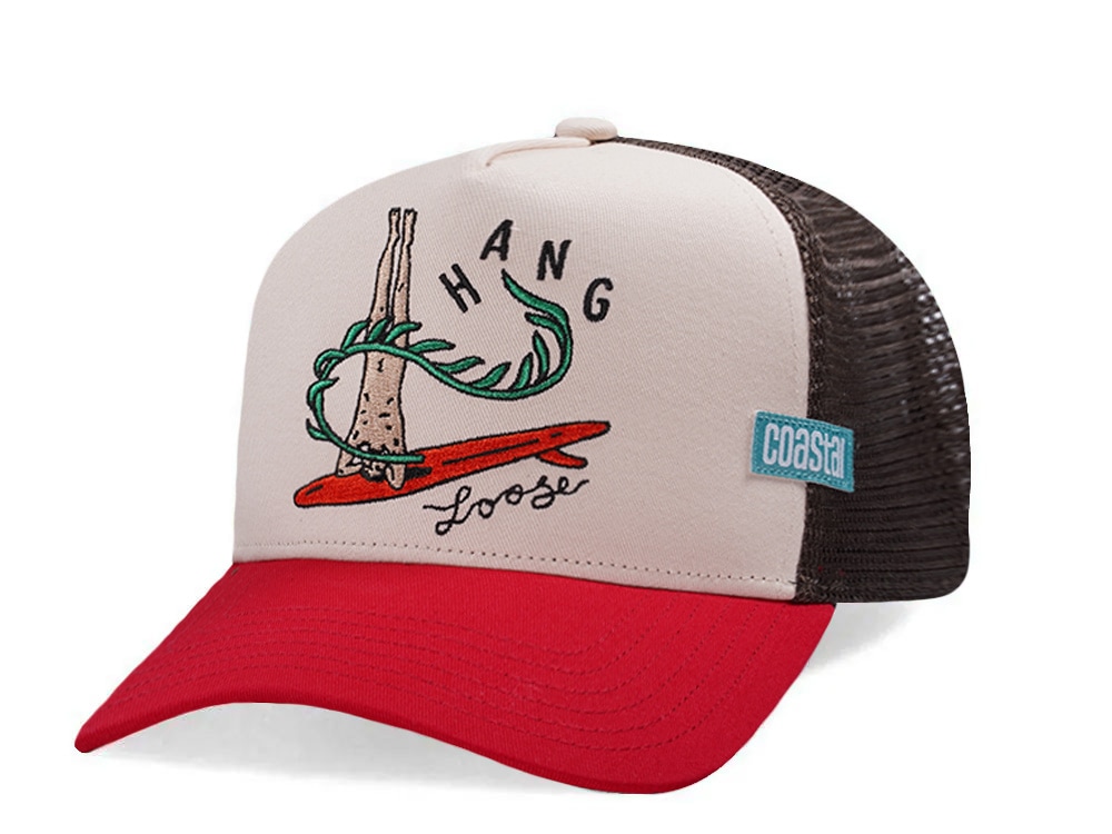 Djinns HFT Hang Loose Creme Coastal Edition Trucker Snapback Cap