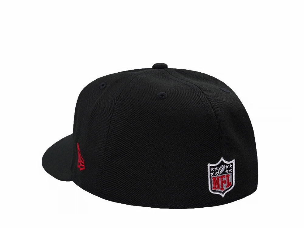 New Era Tampa Bay Buccaneers Black Classic Edition Pre Curved 59Fifty Fitted Cap