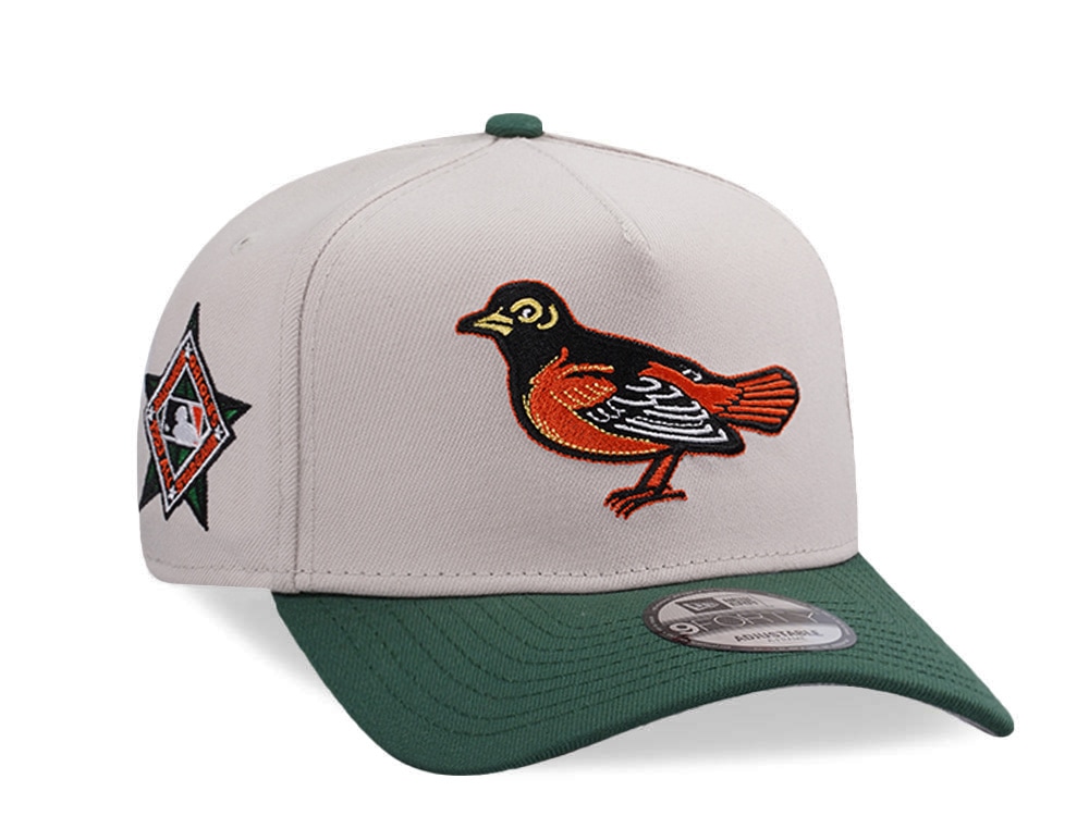 New Era Baltimore Orioles All Star Game 1993 Stone Two Tone Edition 9Forty A Frame Snapback Cap