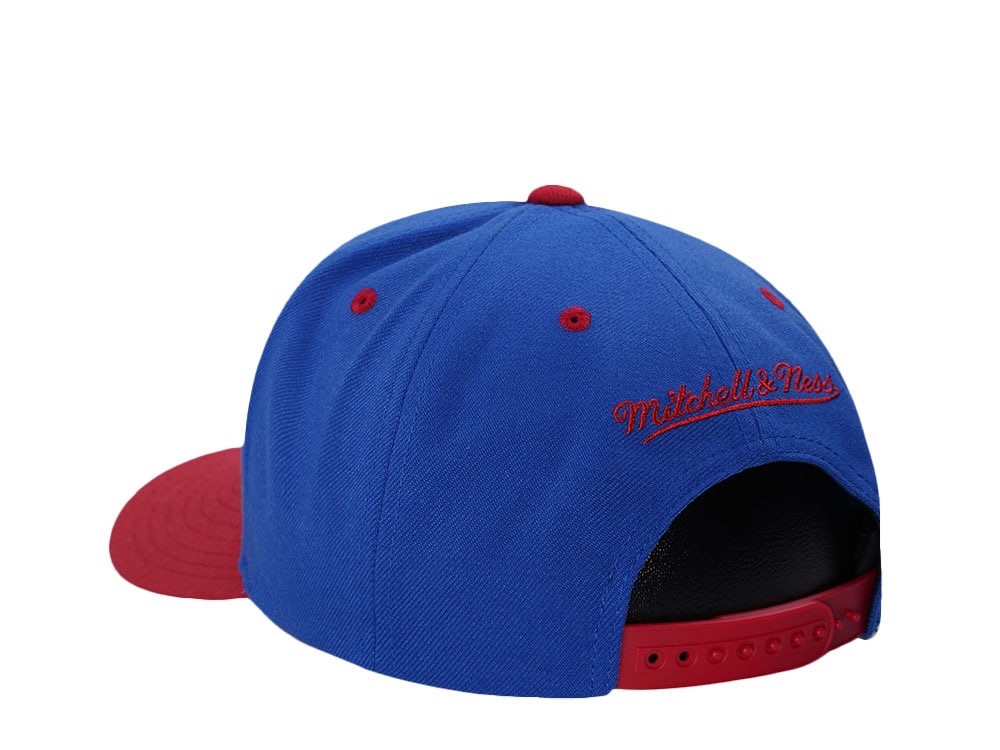 Mitchell & Ness Philadelphia 76ers Two Tone Pro Crown Fit Snapback Cap