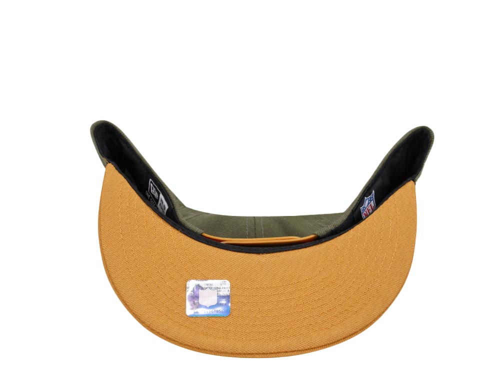 New Era Miami Dolphins Olive Two Tone Edition 9Fifty Snapback Cap