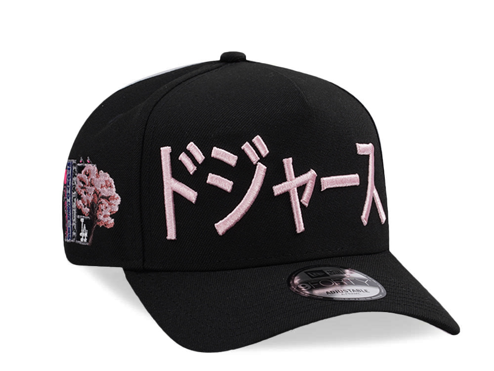 New Era Los Angeles Dodgers Tokyo Series Black Prime Edition 9Forty A Frame Snapback Cap