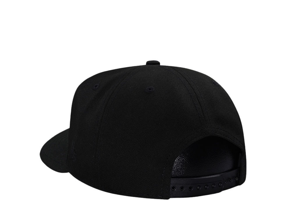 New Era Las Vegas Raiders Super Bowl XVIII Black Metallic Prime Edition 9Fifty A Frame Snapback Cap