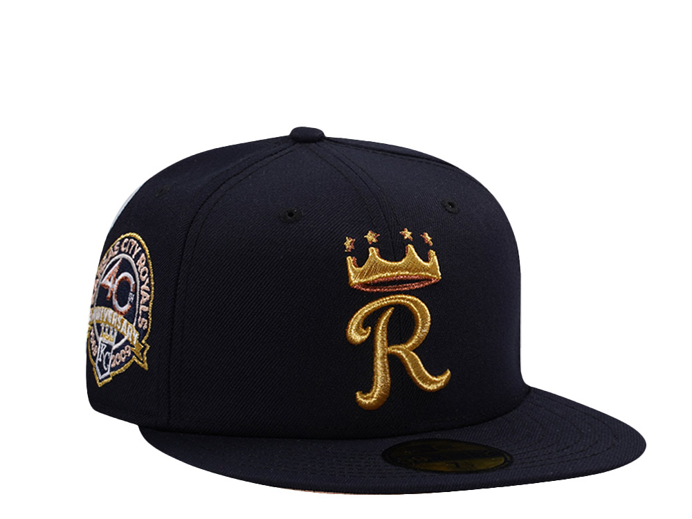 New Era Kansas City Royals 40th Anniversary Navy Prime Edition 59Fifty Fitted Cap