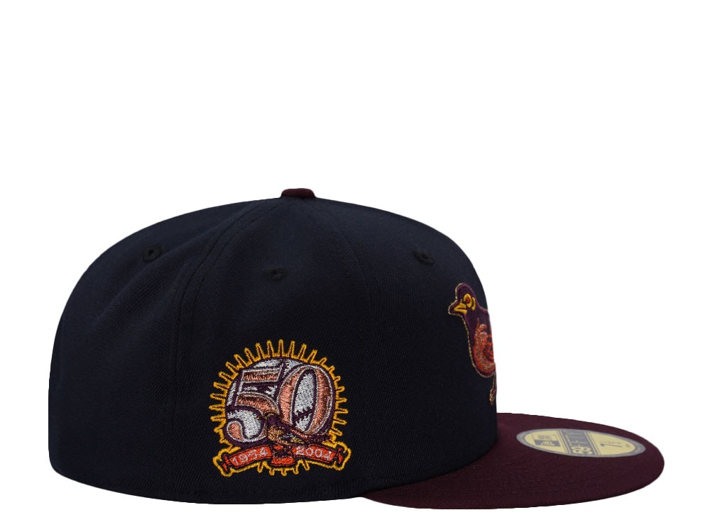 New Era Baltimore Orioles 50th Anniversary Navy Two Tone Edition 59Fifty Fitted Cap