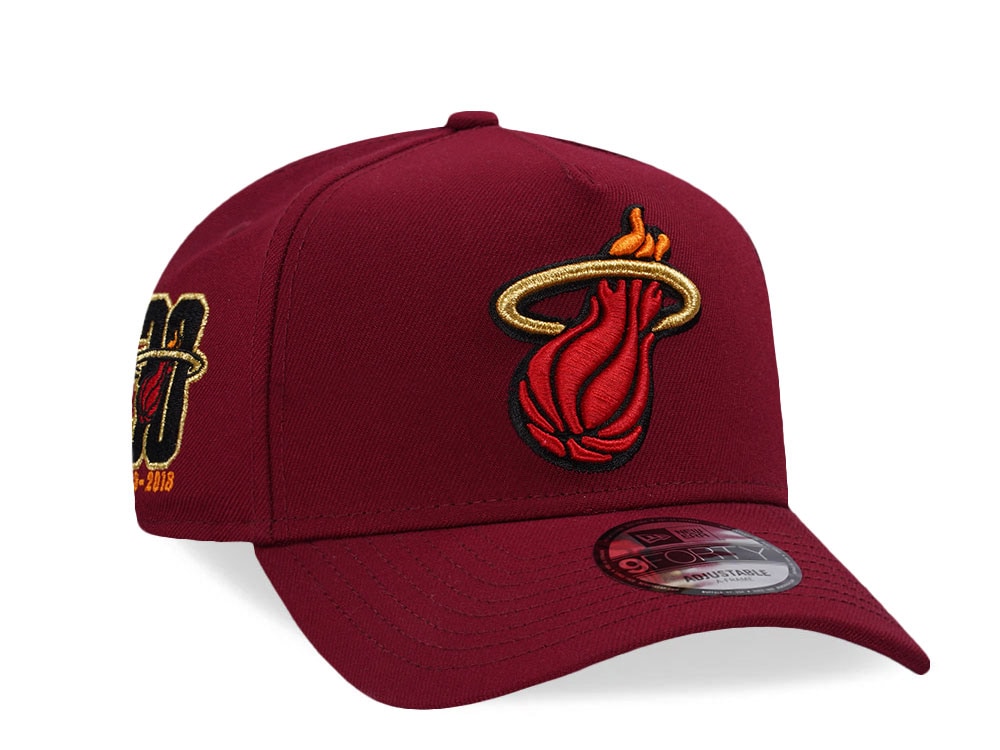 New Era Miami Heat 30th Anniversary Prime Edition 9Forty A Frame Snapback Cap