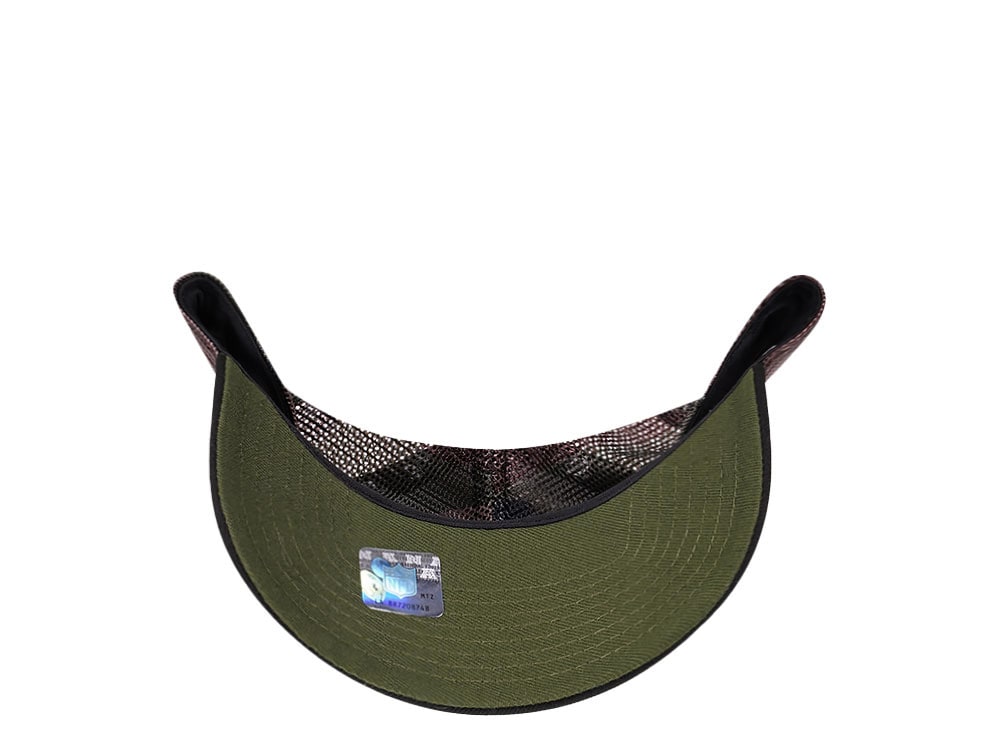 New Era Washington Commanders Camo 9Forty A Frame Trucker Snapback Cap