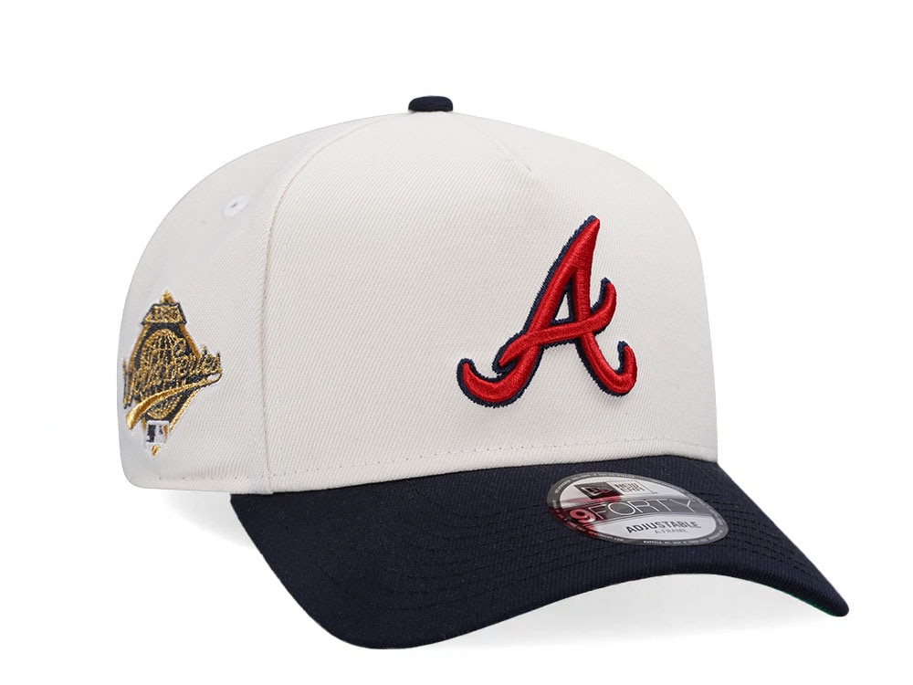 New Era Atlanta Braves World Series 1995 Chrome Edition 9Forty A Frame Snapback Cap