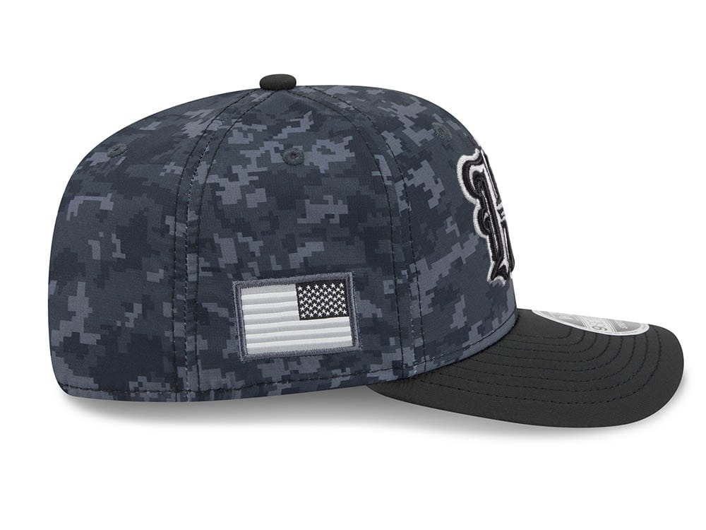 New Era Houston Texans NFL Salute to Service 2026 Digi Camo Black 9Seventy Stretch Snapback Cap