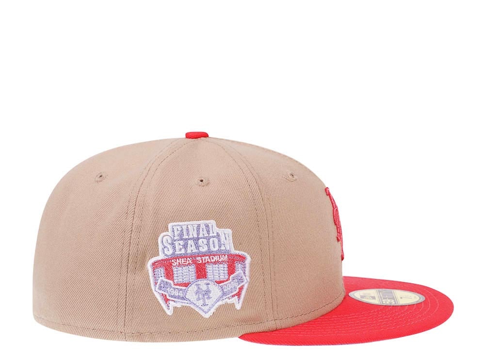 New Era New York Mets Shea Stadium Final Season Lava Sands Edition 59Fifty Fitted Cap