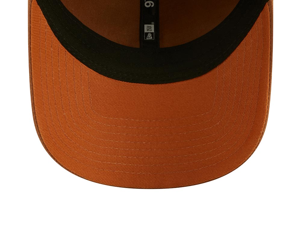 New Era Linen Brown 9Twenty Strapback Cap