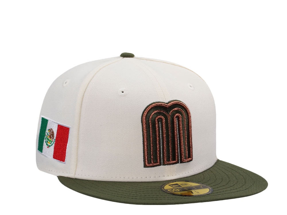 New Era Mexico World Baseball Classic Chrome Two Tone Edition 59Fifty Fitted Cap