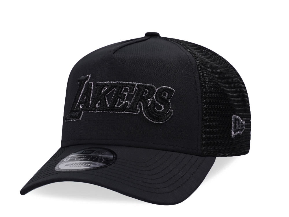 New Era Los Angeles Lakers Titanium Trucker Edition 9Forty A Frame Snapback Cap