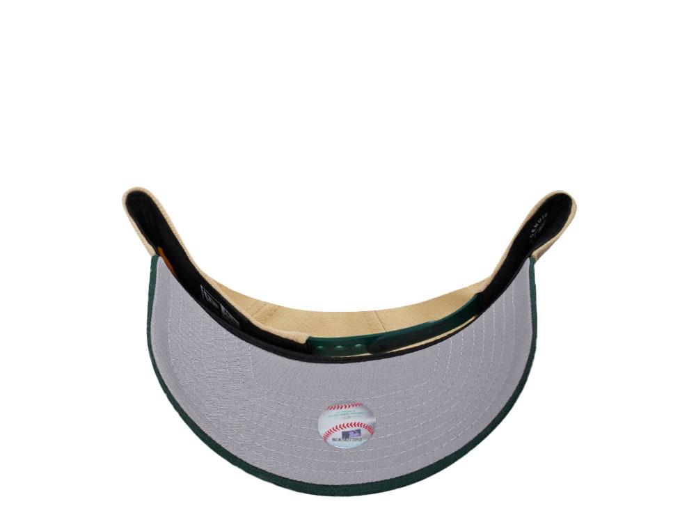 New Era Oakland Athletics Rickey Henderson Field Vegas Gold Two Tone 9Forty A Frame Snapback Cap