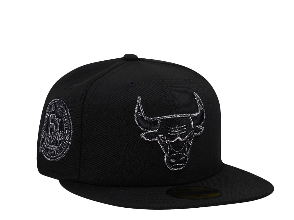 New Era Chicago Bulls 6x Champs Liquid Titanium Prime Edition 59Fifty Fitted Cap