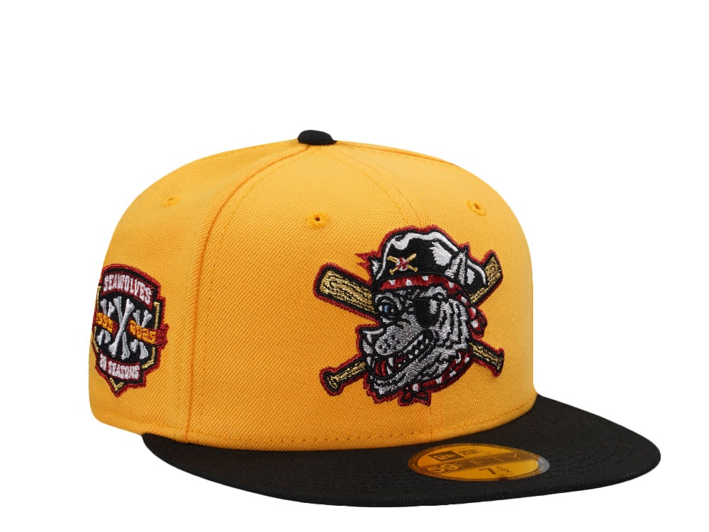 New Era Erie Seawolves 30 Seasons Yellow Two Tone Edition 59Fifty Fitted Cap