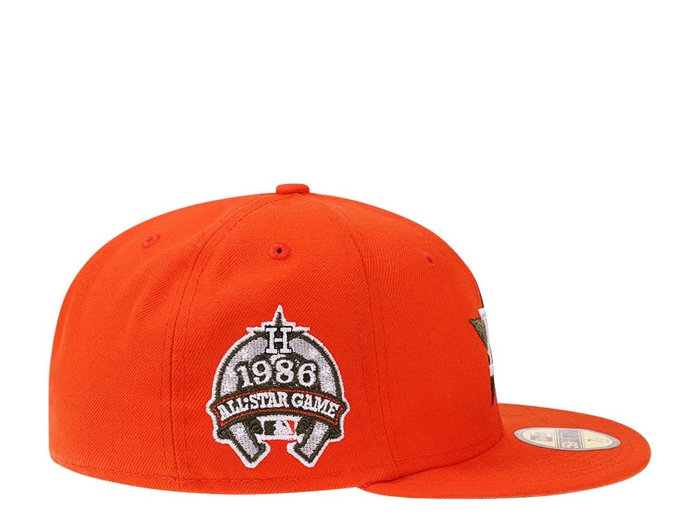 New Era Houston Astros All Star Game 1986 Orange Green Edition 59Fifty Fitted Cap