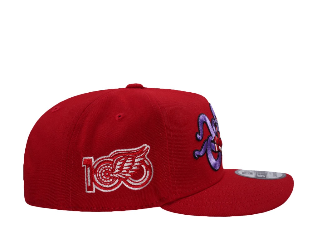 New Era Detroit Red Wings 100th Anniversary Al Prime  Edition 9Fifty A Frame Snapback Cap