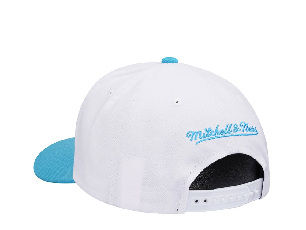 Mitchell & Ness Utah Jazz Team Two Tone 2.0 Pro White Snapback Cap